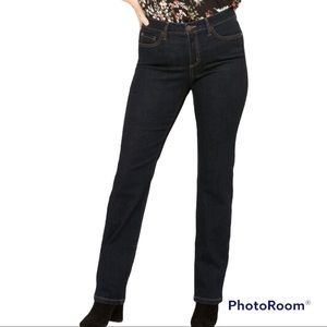 Coldwater Creek Dark Stretchy lightweight Bootcut Jeans.